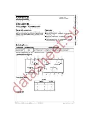 DM74AS804BWM datasheet  